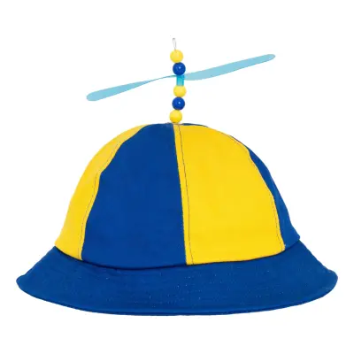 Propellerhatt Blå/Gul - One size