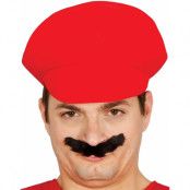 Röd Mario Inspirerad Hatt