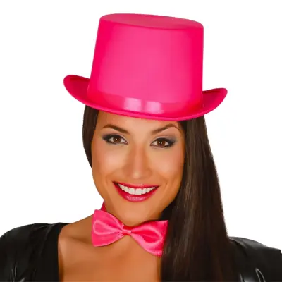 Rosa Hög Hatt Deluxe - One size