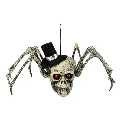 Spindel Döskalle med Hatt Prop