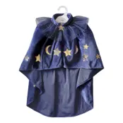 Trollkarls Cape med Krage Blå