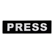 Tygmärke PRESS