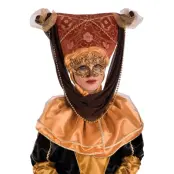 Vince Brun/Guld Deluxe Hatt - One size