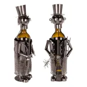 Vinhållare i Metall Sotare