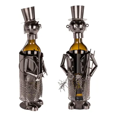 Vinhållare i Metall Sotare