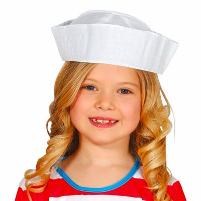 Vit Matroshatt för Barn - One size