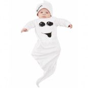Vitt Spöke Dräkt till Baby med Hatt