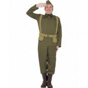 WW2 Home Guard Private - Komplett Militärdräkt för Män