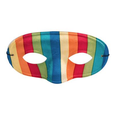Ögonmask Domino Regnbåge - One size