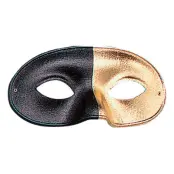 Ögonmask Svart/Guld - One size
