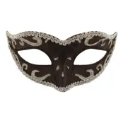 Ögonmask Svart/Silver - One size