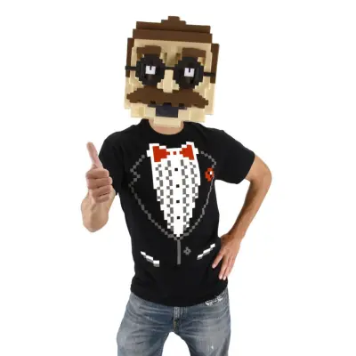 8-bitars Mask Gubbe