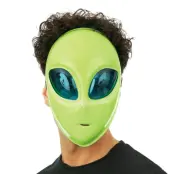 Alien Mask Grön - One size