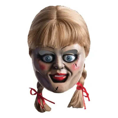 Annabelle Mask med Peruk - One size