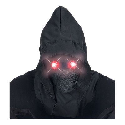 Ansiktslös Mask med Lysande Röda Ögon - One size
