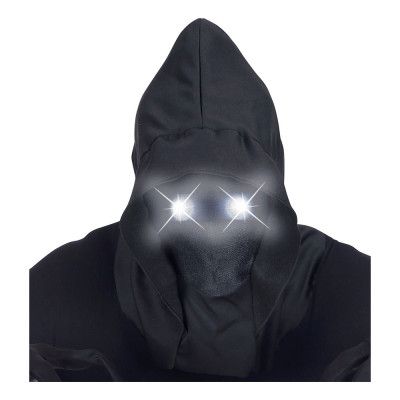 Ansiktslös Mask med Lysande Vita Ögon - One size
