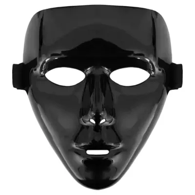 Ansiktsmask Svart 15,5x18cm