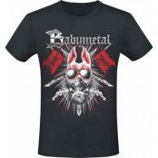 Babymetal T-shirt - Gas Mask - L XXL - för Herr - svart