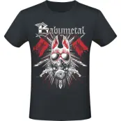 Babymetal T-shirt - Gas Mask - S XXL - för Herr - svart