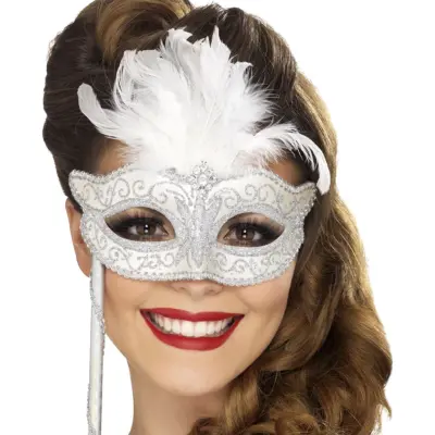 Baroque Ögonmask Vit