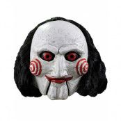 Billy the Puppet from Saw - heltäckande mask med hår
