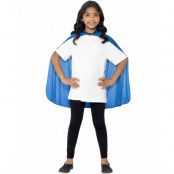 Blå Superhjälte Mantel för Barn