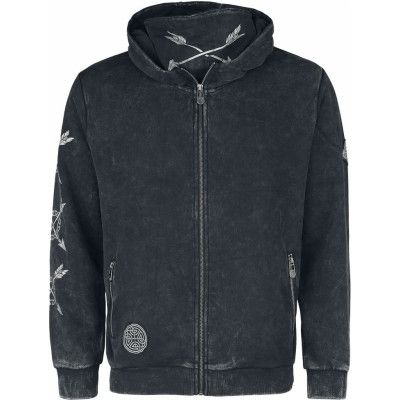 Black Premium by EMP Luvjacka - Huvjacka med avtagbar mask - M L - för Herr - svart