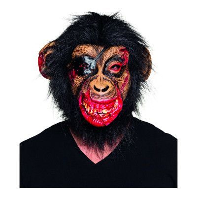 Blodig Apa med Hår Mask - One size