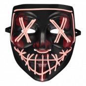 Blood Splatter Svart/Röd Mask - One size