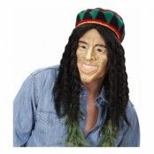 Bob Marley Mask med Flätor