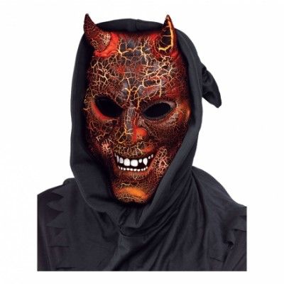 Brinnande Djävul Mask