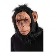 Chimpans Mask med Hår - One size