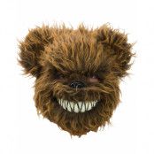 Crazy Teddybear - Brun Mask med Hår