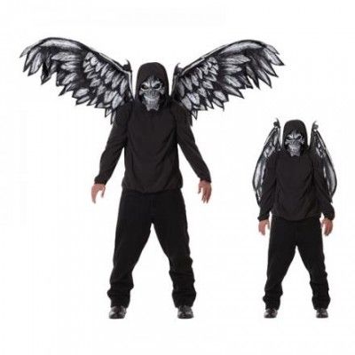Dödsängel Mask med Vingar