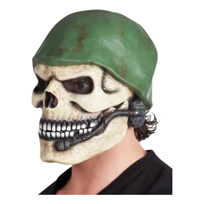 Dödskalle Soldat Mask - One size