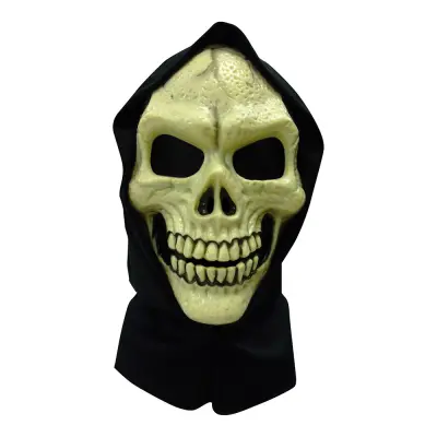 Döskalle Mask med Huva