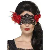 Day Of The Dead Ögonmask Spets