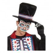 Day of the Dead Herre Halvmask - One size