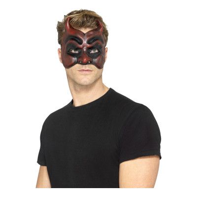 Djävul Halvmask - One size