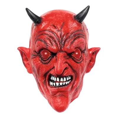 Djävul Latexmask - One size