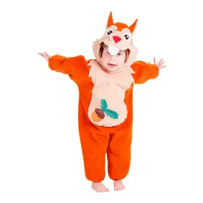 Ekorre Bebis Maskeraddräkt - One size