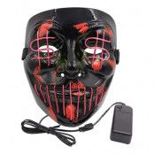 El Wire Purge Dollarsign LED Mask - Rosa