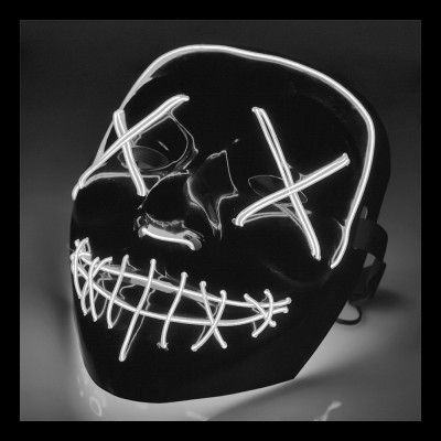 El Wire Purge LED Mask - Vit