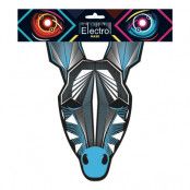 Elektronisk Mask Zebra - One size
