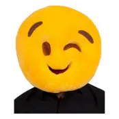 Emoji Wink Face Mask - One size
