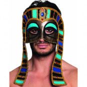 Farao/Egyptisk Mask Pyntad med Pärlor