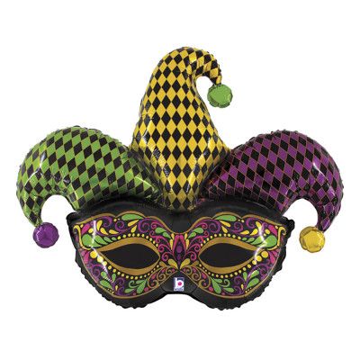 Folieballong Jester Mask