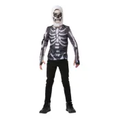 Fortnite Skull Trooper Teen Budget Maskeraddräkt - Medium