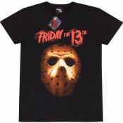 Fredagen den 13:e T-shirt - Mask - S XL - för Herr - svart