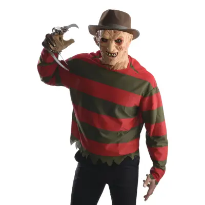 Freddy Krueger Deluxe Maskeraddräkt - X-Large